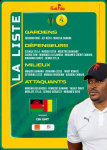 Liste de la Guinée