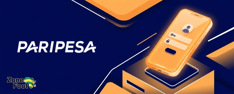 Connexion au compte Paripesa
