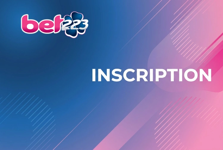 bet223 Inscription